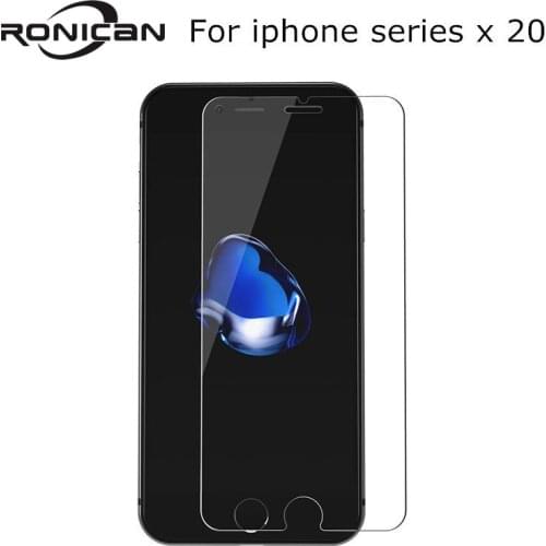 20Pcs Tempered Glass for iPhone X XR 5 5s SE 6 6s 7 8 Plus Explosion Proof screen protector Film for iphone X XS XR 11 Pro Max