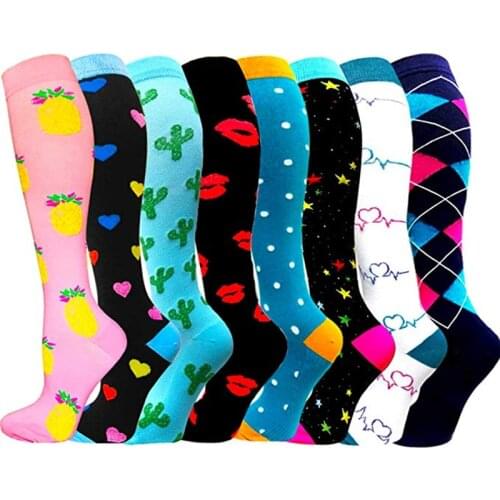 Compression Socks Running Men Women Best For Athletic,Cycling, 20-30mmhg Flight Travel Outdoor Hiking Professional Nursing Socks
