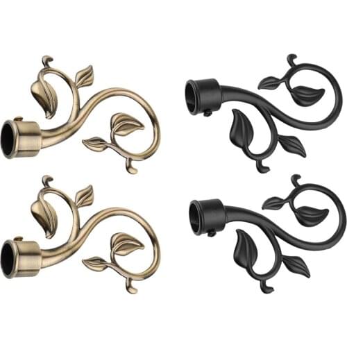 1 Pair Decorative Curtain Drapery Rod/Pole Finials Ends for 22mm Curtain Poles Fashionable Design Curtain Decorative