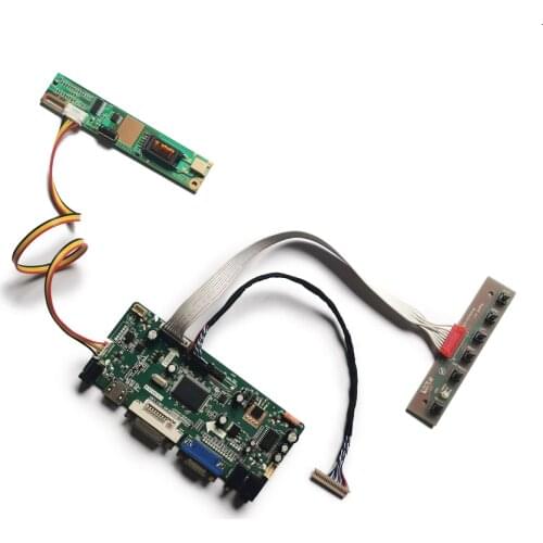 1024*768 20 Pin LVDS Fit LP141X3/LP141X5/LP141X6/LP141X7/LP141X8 monitor controller DIY kit 1CCFL matrix VGA DVI M.NT68676