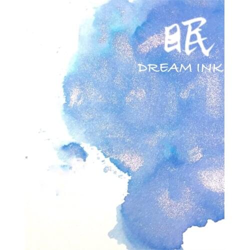 Dream Ink 0125 Handmde Color Ink With Glitter Powder. Founain Pen Ink 20ml