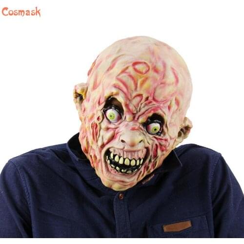 Cosmask Halloween Carrion Zombie Latex Mask Adult Party Costume Mask Horror Carnival Cosplay Party Props