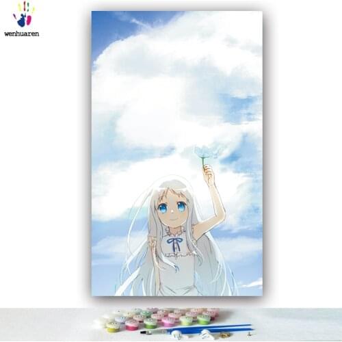 DIY colorings pictures by numbers with colors No smell of flowers by the sea picture drawing painting by numbers framed Home