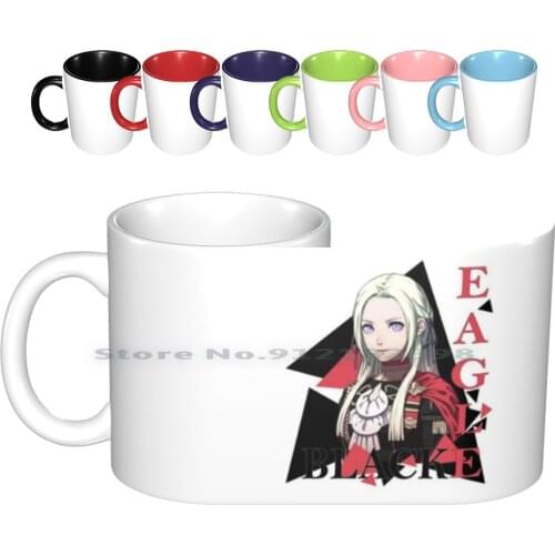 Edelgard ( Color Version )-Fire Emblem Three Houses-Black Eagle Ceramic Mugs Coffee Cups Milk Tea Mug Fe Fire Emblem Fire
