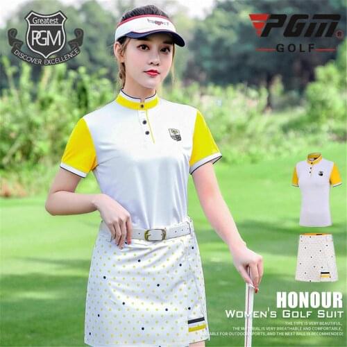 S/M/L/XL PGM Summer Golf Ladies Short Skirt Sports And Leisure Women’s Breathable Golf Apparel