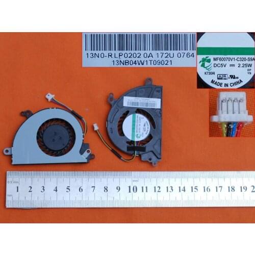New Laptop Cooling Fan For ASUS P553M P553MA MF60070V1-C320-S9A Original PN MF60070V1-C320-S9A CPU Cooler Radiator