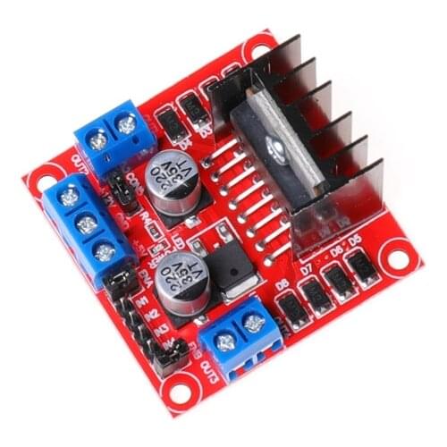 1pcs L298N Driver Board Module L298N Stepper Motor Smart Car Robot Breadboard Peltier High Power L298 DC Motor Driver
