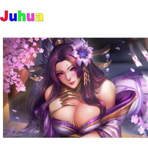 Full Square/Round 5D Diy Diamond Painting Anime SAKURA Girl Diamond Embroidery Mosaic Cross Stitch Kit Cartoon Romantic Gift