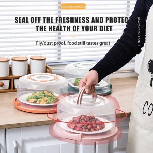 Transparent Cake Box Household Kitchen Portable Reusable Plastic Packaging Box Food Storage Box