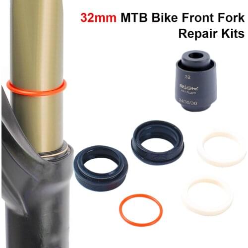 Front Fork Repair Kit Dust Seal Installation Tool O-ring Seal Dustproof Oil Seal Foam Gasket 32 mm Mountain Bike Accessories