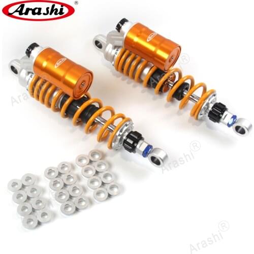 Arashi 330mm /13" Universal Rear Shock Absorber Nitrogen Air Shock Absorber Rear Suspension For HONDA For YAMAHA For SUZUKI