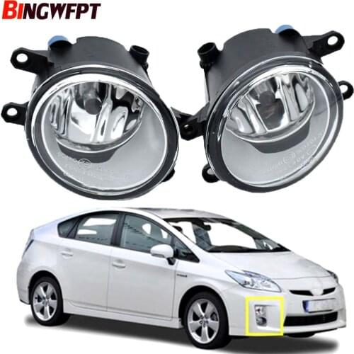 1pair (Left + right) Car styling LED fog lights Halogen lamps For Toyota Prius Hatchback (ZVW3_) 1.8 Hybrid 2009