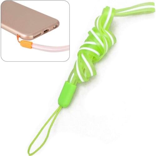 1*Phone Neck Lanyard Chain Strap Key ID Pass Card Hang Rope Lariat Double Colors Mobile Phone Accessories Straps