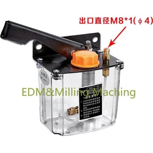 1PC High Quality HP-5L Mannul Hand Milling Oil Pump Grinding Machine Lubricate Hydraulic 4mm Shot DURABLE New