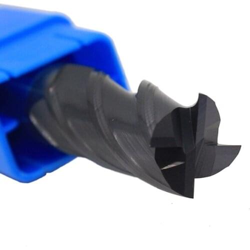 14mm 16mm 18mm 20mm 4 flute HRC50 tungsten carbide flat square Flat end milling cutter spiral bit CNC