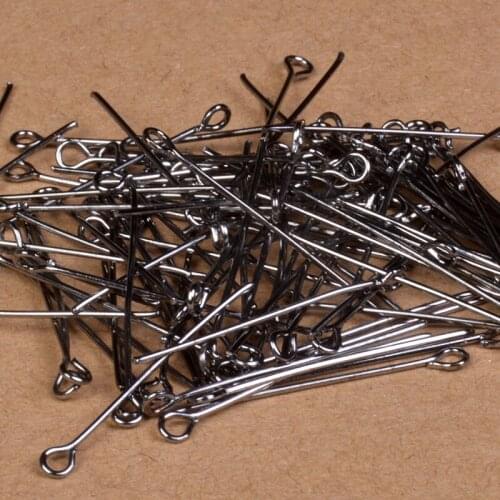 200pcs/lot 16-45MM Metal Eye Pins For Jewelry Making Necklace/Bracelet DIY Accessories Silver/Gold/Gunblack/Bronze Findings