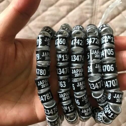 2019 pigeon rings birds ring Japan black
