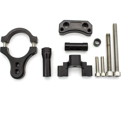 CNC Aluminum Motorcycle For Yamaha YZF R3 R25 MT25 YZF-R3 2015 - 2017 Steering Stabilizer Damper Mounting Bracket Support Kit