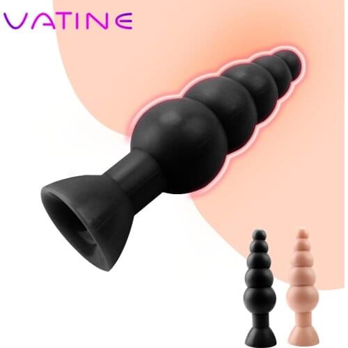 VATINE Prostate Massage Butt Plug Huge Big Dildo Anus Expansion Super Large Anal Beads Adult Products Sex Toys For Women