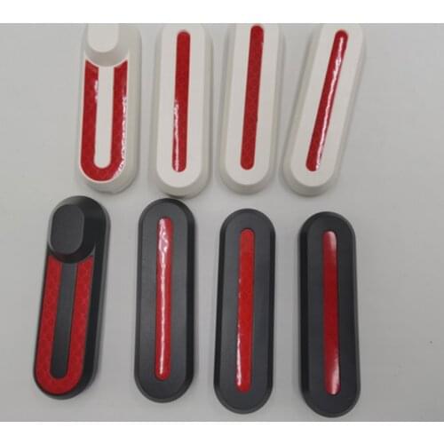 Xiaomi Mijia M365 Electric Scooter Front Wheel Tire Cover Hub Protective Shell with Reflective Sticker Sticker 1 Set of 4 Pieces