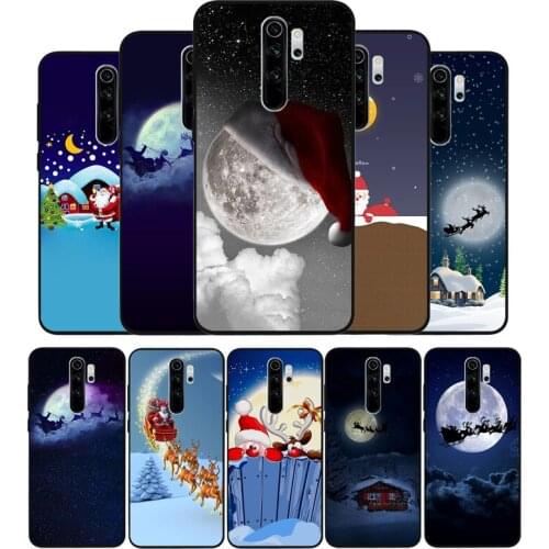 Christmas Black TPU Silicone Soft Phone Case For Redmi 4A 4X 7A 5 Plus 6 Pro NOTE 9 7 8 5 Pro 4 6