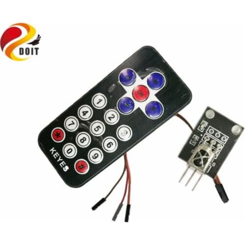 1 Set Infrared IR Wireless Remote Control Module Kits DIY Kit HX1838 For Arduino Raspberry Pi DIY RC Toy Parts