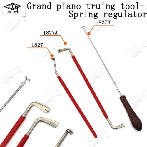 Triomphe piano maintenance tuning grand piano trimming tool spring adjuster double headed adjustment sandalwood handle