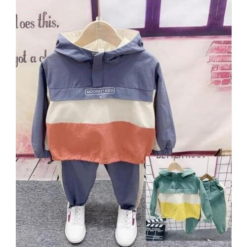 Baby boy clothes set Children Boys Clothes Autumn Kids Baby Boys hoodie + Pants Outfits Set 2pcs suit 2-6year