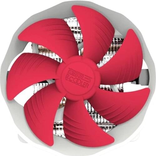 Pccooler V6 CPU Cooling Fan PC Silent 4 Copper Heat Pipe CPU Cooler Cooler for AMD Intel 775 1150 1151 1155 1156 120mm 4pin PWM