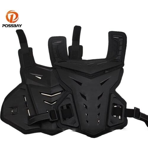 POSSBAY Motorcycle Jackets Outdoor Sports Racing MX Motocross Toddler Kid Body Armour Off Road Gear Protection Cafe Racer ATV