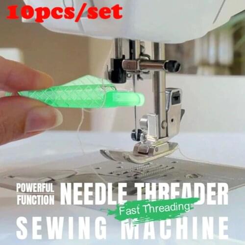 Sewing Machine Needle Threader Stitch Insertion Tool Automatic Threader Quick Sewing Threader Needle DIY Craft Sewing Tools Acce
