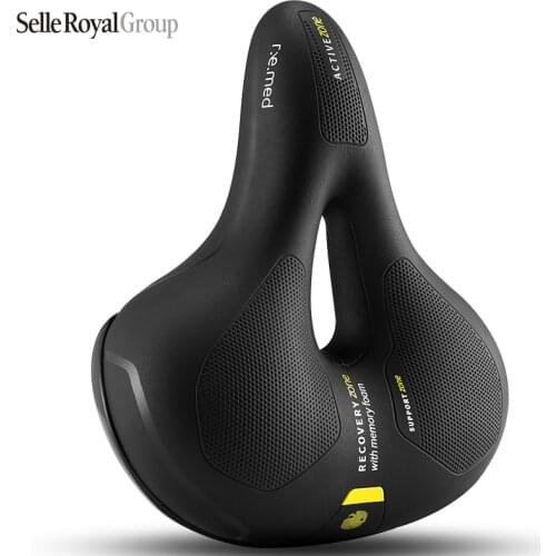 SELLE ROYAL MTB Bike Bicycle Saddle Rail Hollow Breathable Absorption Rainproof Soft Memory Sponge Casual Off-road Cycling Seat