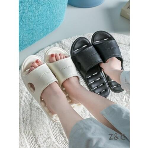 Mens Slippers Summer 2020 Household Non-Slip Bath Deodorant Water Leakage Quick-Drying Hollow-out shoes slippers women