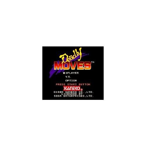 Deadly Moves 16 bit MD Game Card For Sega Mega Drive For Genesis