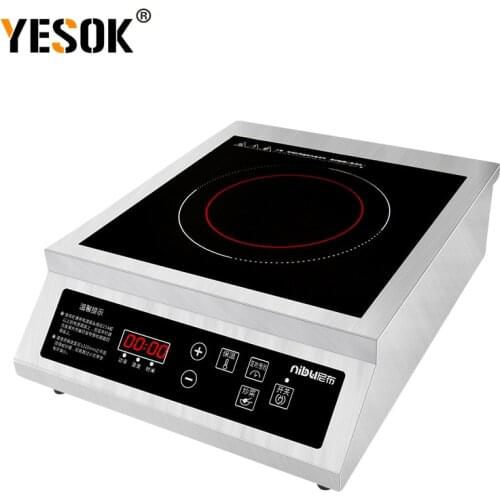 3500W High Power Induction Cooker Stainless Steel Commercial Induction Cooker Full Body Waterproof and load-bearing 50KG-100KG