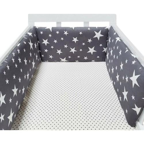 200x30cm Baby Bed Bumper Cotton Fabric Crib Bumper Cunas Para El Bebe Crib Bedding Set Newborns Room Decor
