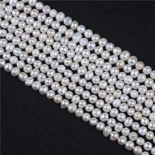 8-9 mm potato shape pearl strand strings in bulk