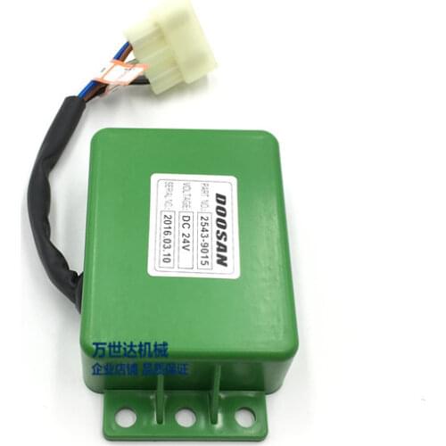 Free shipping for Digger Doosan Daewoo wiper switch start relay 2537-9008 2531-1003 2543-9015 excavator