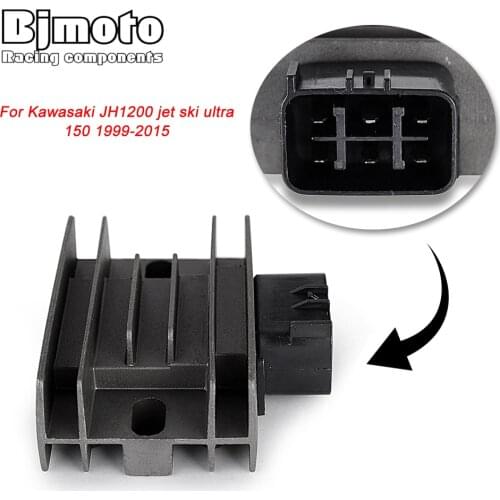 BJMOTO 21066-3715 Motorcycle Voltage Regulator Rectifier For kawasaki JH1200 jet ski ultra 150 1999-2015