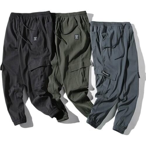 Cargo Pants Harajuku Men Pants Spring Autumn Trousers for Men Fashion Jogging Streetwear Oversize Pants Man Clothing New