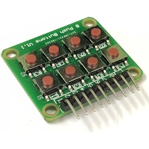 For Micro switch 2X4 matrix keyboard 8-bit button Independent button Single-chip external expansion keyboard Module