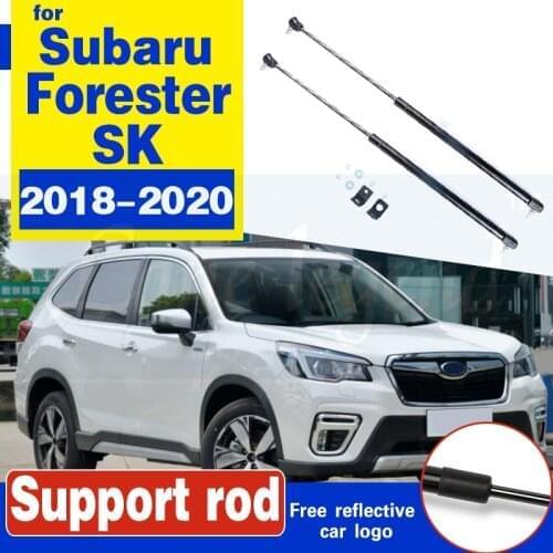For Subaru Forester SK 2018 2019 2020 2pcs/kit Support Lifting Rod Shock Strut Bar for Car Hood Cover Hood Struts Support rod