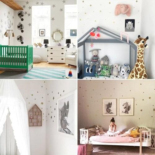 Lovely Little Star Decor Wall Sticker For Baby Room Stars Stickers For Wall Vinyl Wallpaper Kids Room Stickers