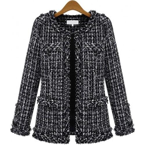 LanLoJer Womens Black Coats