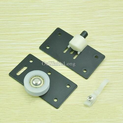 Hot 6PCS Wardrobe Sliding Door Pulleys/Wheels/Rollers Smoothly & Mute Cupboard Wardrobe Cabinet Door Wheels