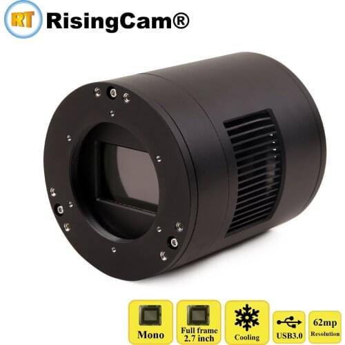 Full frame Monochrome 62mp SONY imx455 industrial sensor 16bit USB3 TE Cooling astronomy camera for deepsky telescope camera
