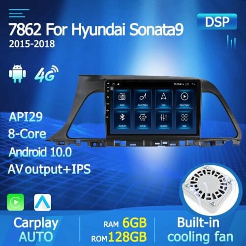 Octa Core for Hyundai Sonata 7 LF 9 2015-2018 Car Radio Multimedia video player GPS No 2din 2 din Android 10 RAM 6GB+128GB ROM