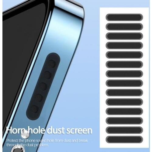 New Soft And Thin Mobile Phone Dust Net With Special Liquid Pack For IPhone12 Speaker Net Not Affect Sound Dust-protective Film