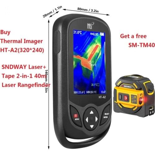 New HT-A2 Handheld TFT Display Screen Thermal Infrared Imager Camera 320*240 in Stock Upgrade for Outdoor Hunting Fast