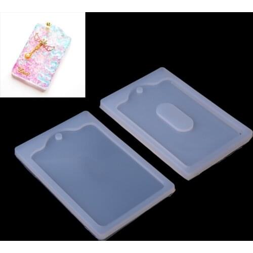 New Card Set Pendant Silicone Mold Resin Craft Handmade DIY Jewelry Making Tool